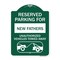 Signmission Reserved Parking for New Fathers Unauthorized Vehicles Towed Away Alum, 18" x 24", GW-1824-23091 A-DES-GW-1824-23091 - alternate 1